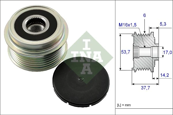 Alternator Freewheel Clutch